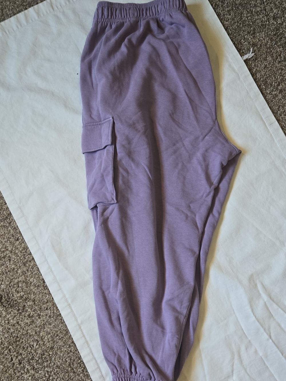 FABLETICS Lavender Cargo Jogger Pants